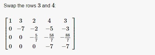 Example of finding rank of a matrix by converting it to echelon form