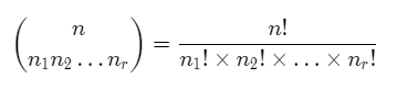 Multinomial Coefficient Calculator