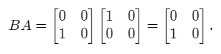 is matrix multiplication commutative example Step 3